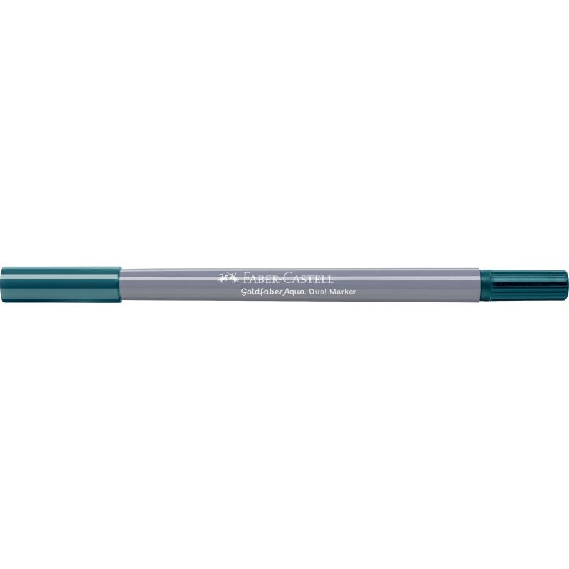 Faber-Castell Goldfaber Aqua Dual Marker 158 kobaltgrün tief